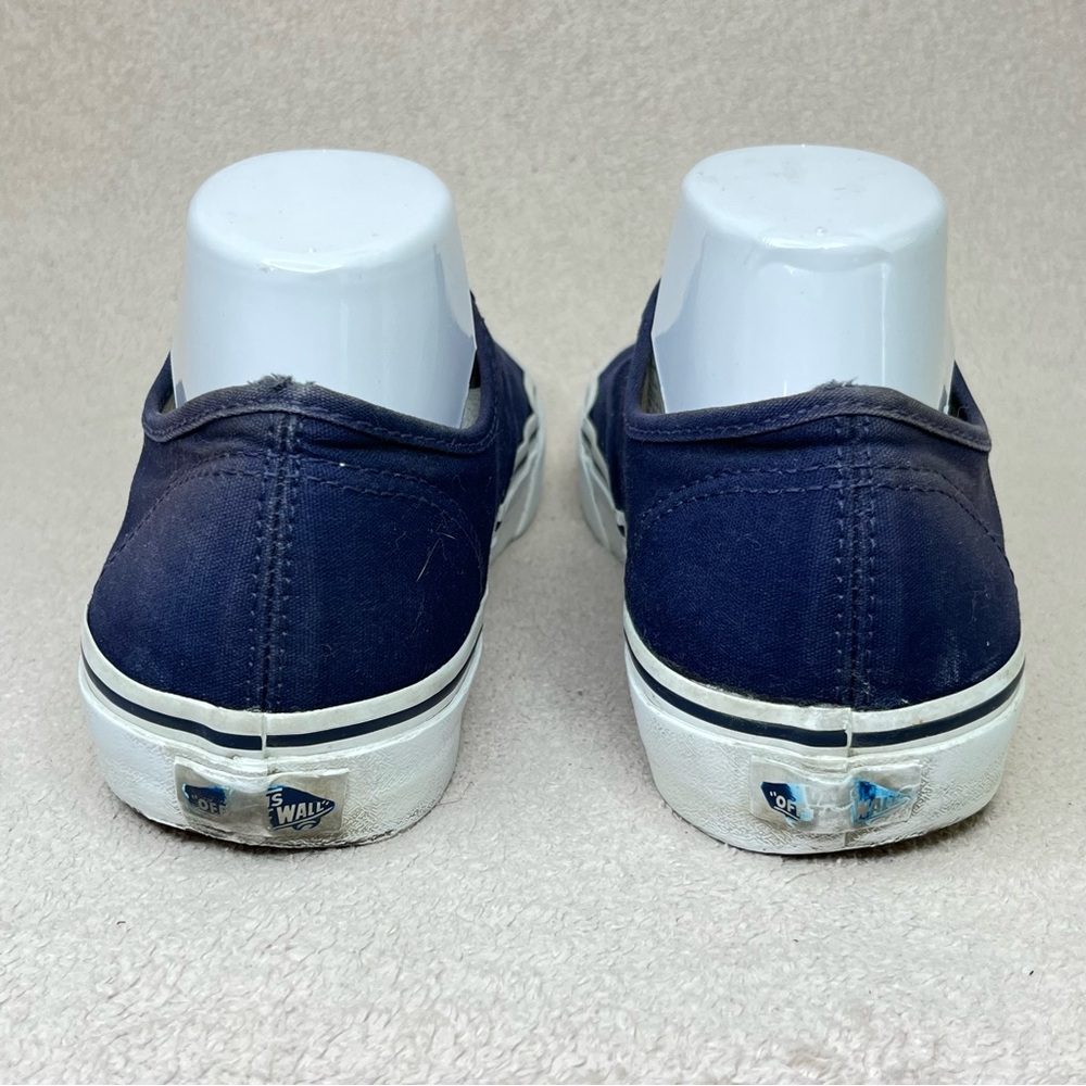 Vans Authentic Classic Low Top Sneakers-Navy Blue-Women’s 8-Casual-Sporty-Cute - Picture 6 of 9